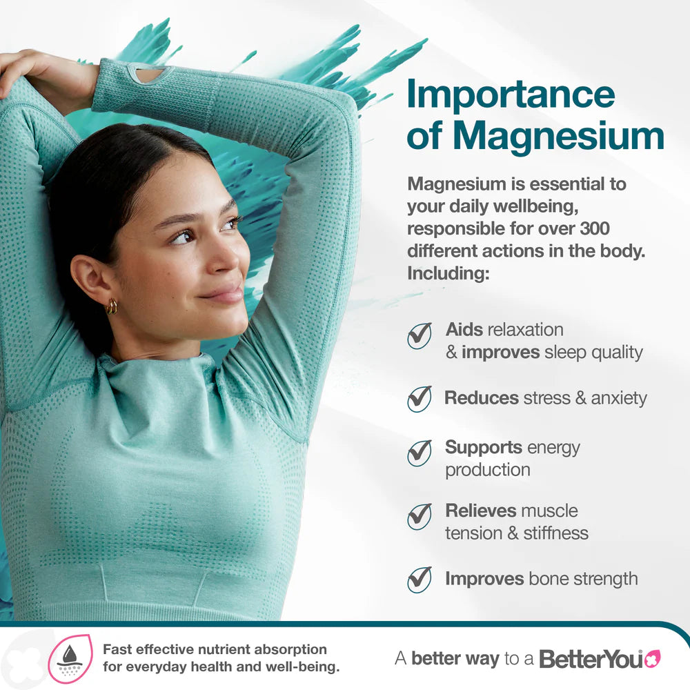 BetterYou Magnesium Bath Flakes suitable for all ages including pregnancy for regular full bath or footbath use