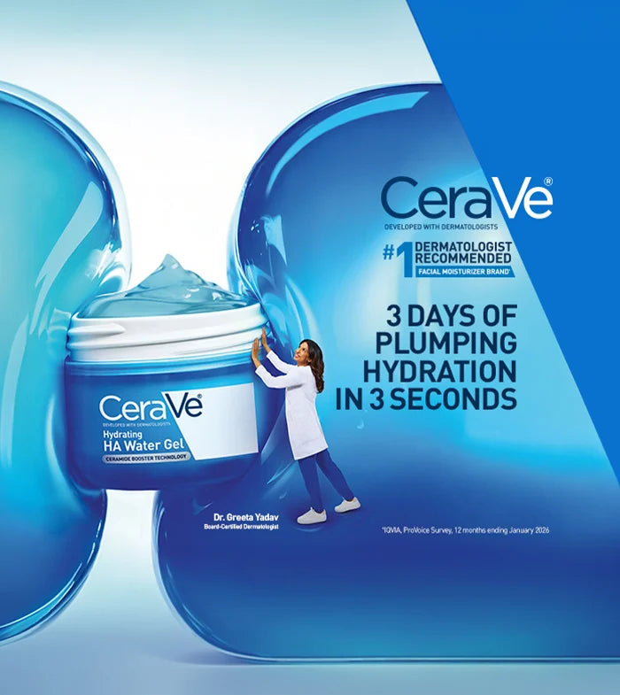 CeraVe Water Gel with hyaluronic acid and ceramides to deeply hydrate, balance and revitalise skin from the first application