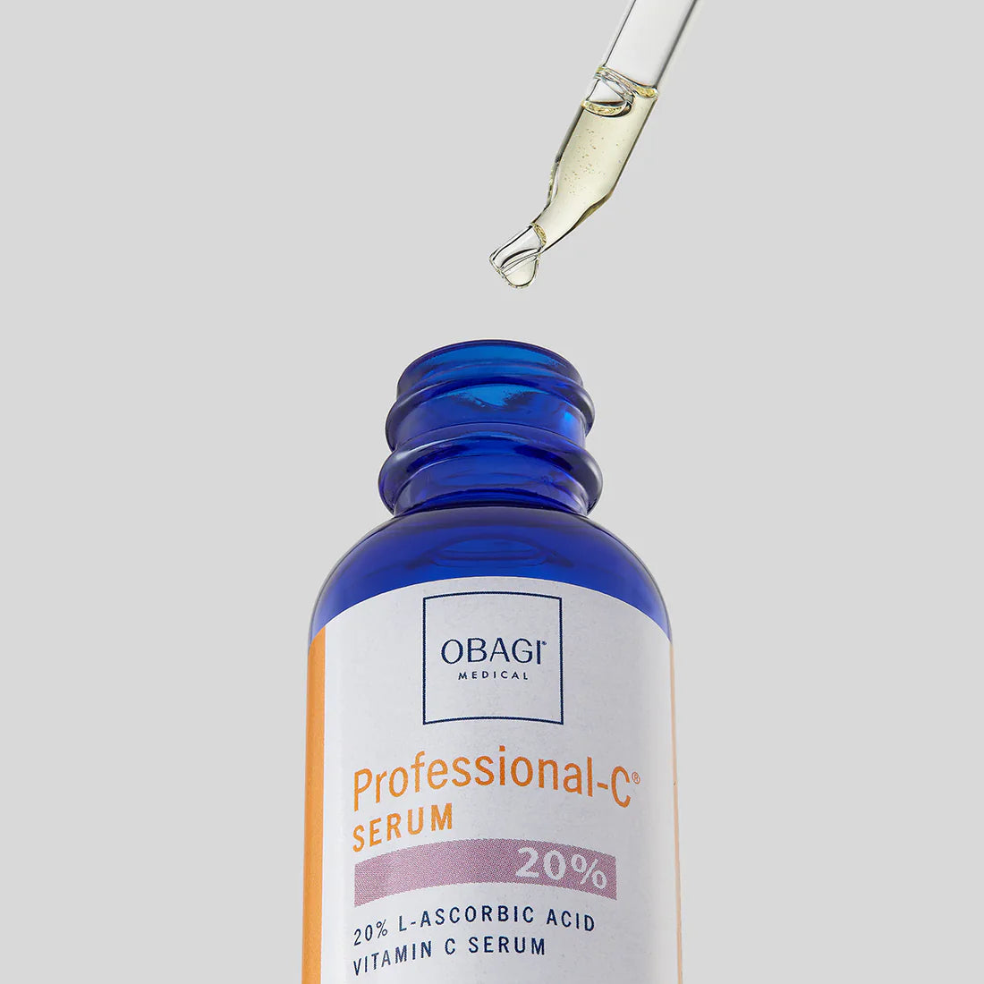 Obagi Professional-C Serum 20% with L-Ascorbic Acid, Sodium Hyaluronate and Ascorbyl Glucoside to support antioxidant protection and skin hydration