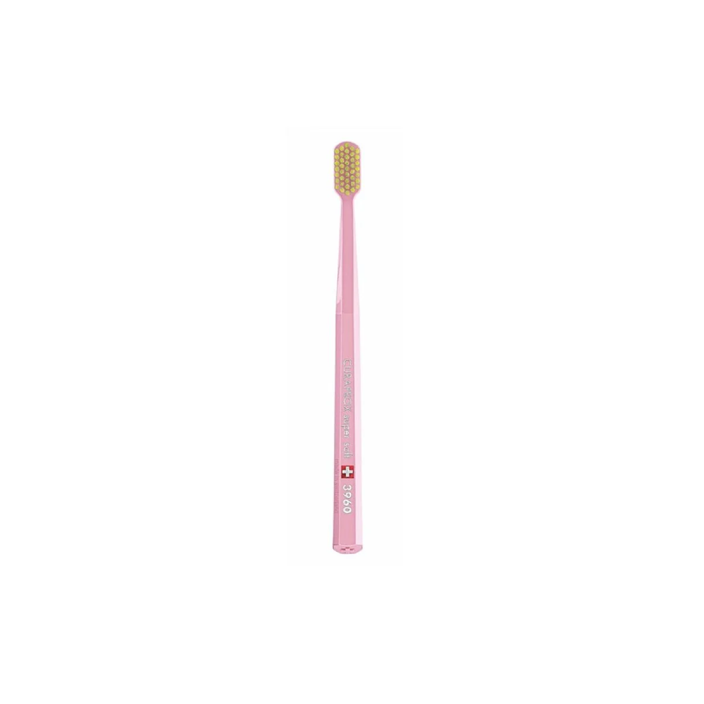 Curaprox CS 3960 Super Soft toothbrush pink with 3960 Curen filaments for superior plaque removal and gentle gum protection