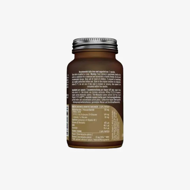 Hifas da Terra Mico-Corio organic Coriolus capsules for adults seeking a science-backed daily mushroom supplement for immune and whole-body wellbeing