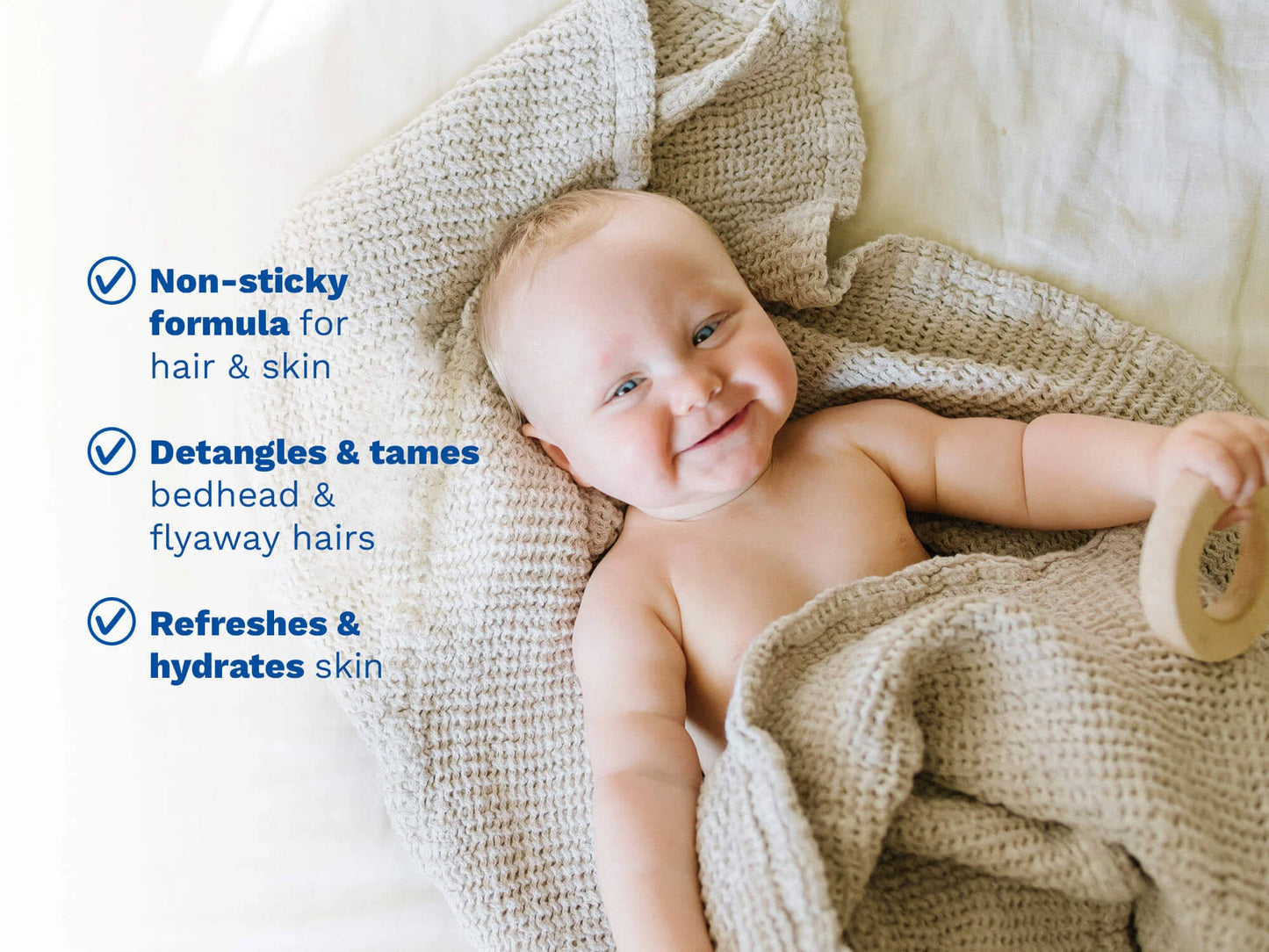 Mustela Hair Styler and Skin Freshener 200ml dermatologically tested baby spray for clean fresh and softly scented skin