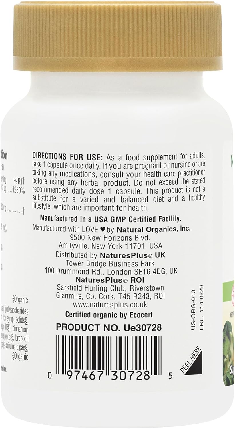 Nature's Plus Source of Life Garden Vitamin D3 for vegans supporting immunity, bones and muscle function daily
