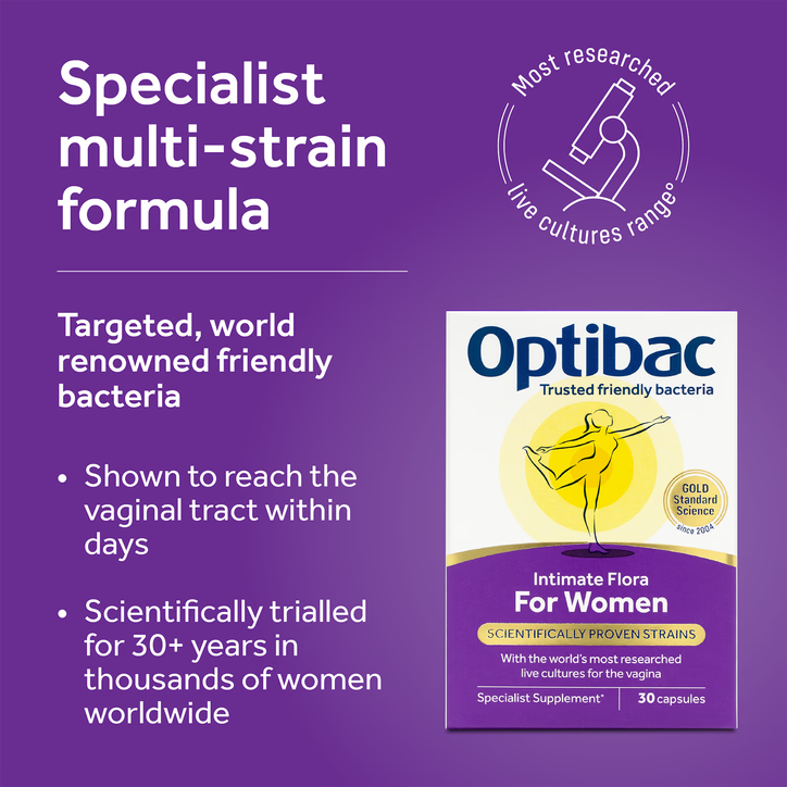OptiBac For Women Oral Vaginal Probiotic 30 Capsules