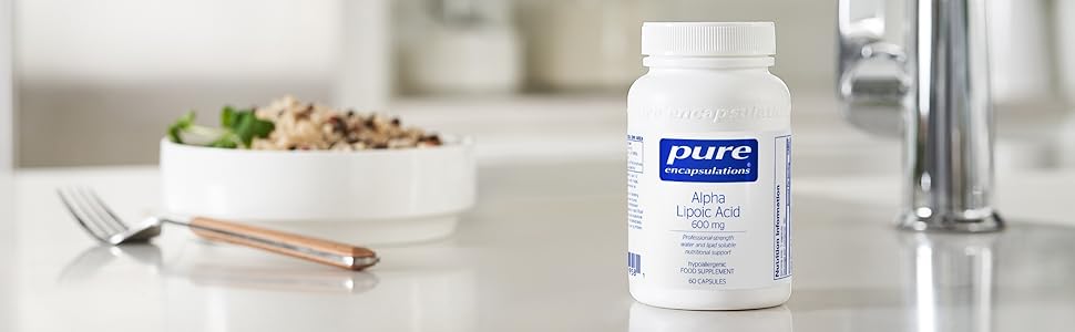Pure Encapsulations Alpha Lipoic Acid 600mg 60 Capsules