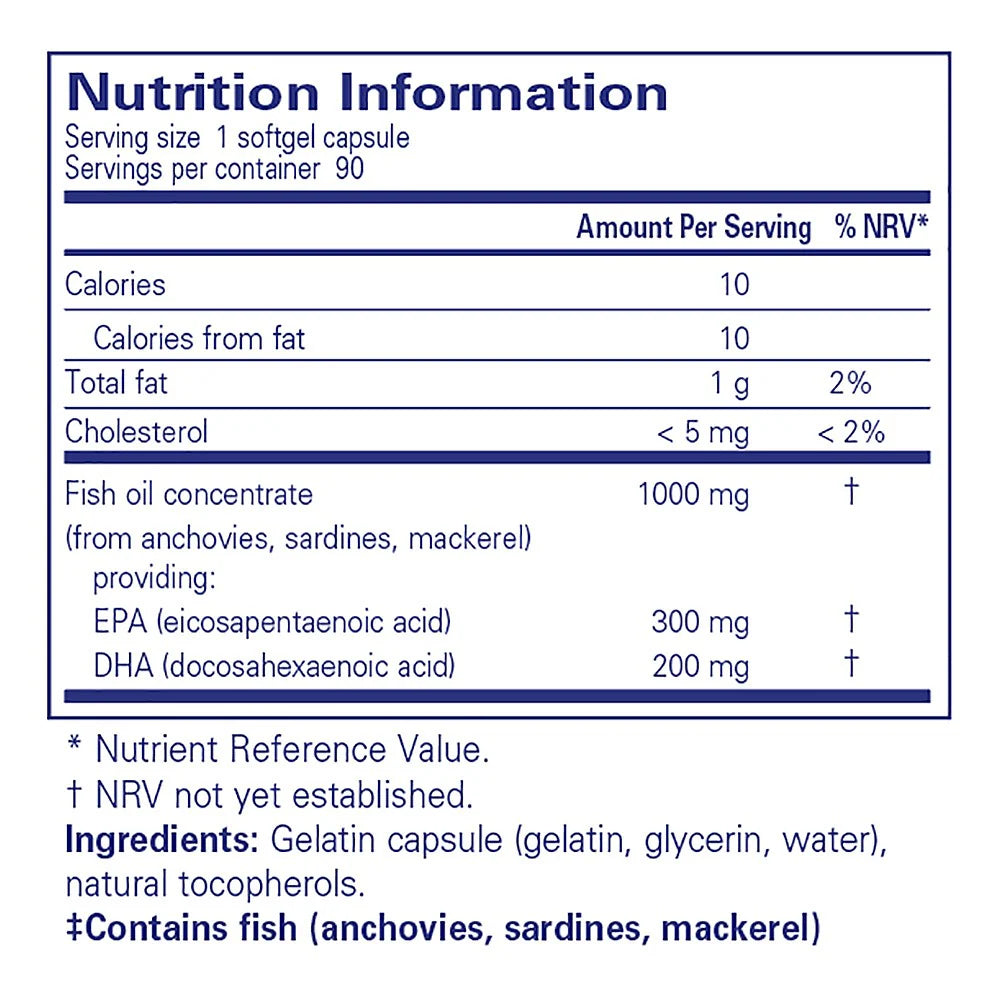 Pure Encapsulations EPA/DHA Essentials - 90 Capsules