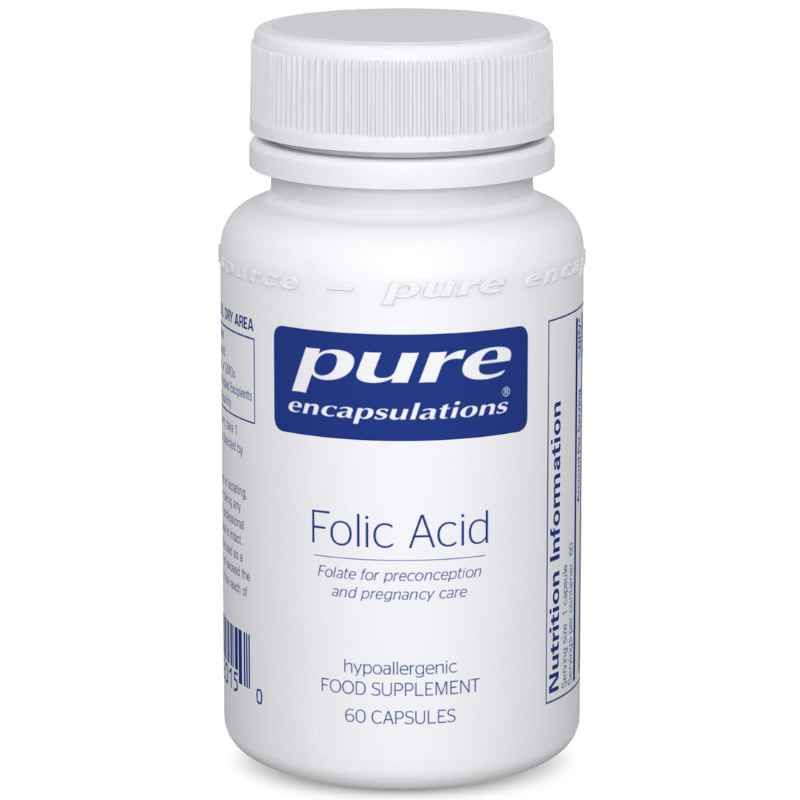 Pure Encapsulations Folic Acid - 60 Capsules