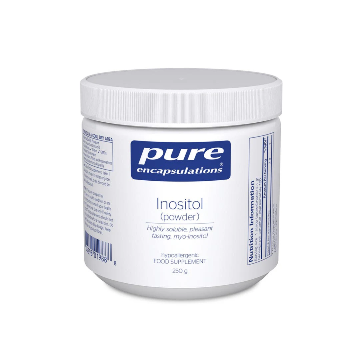 Pure Encapsulations Inositol Powder - 250 g