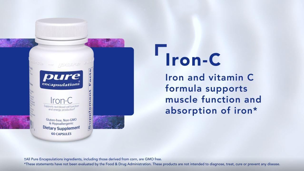 Pure Encapsulations Iron-C - 60 Capsules