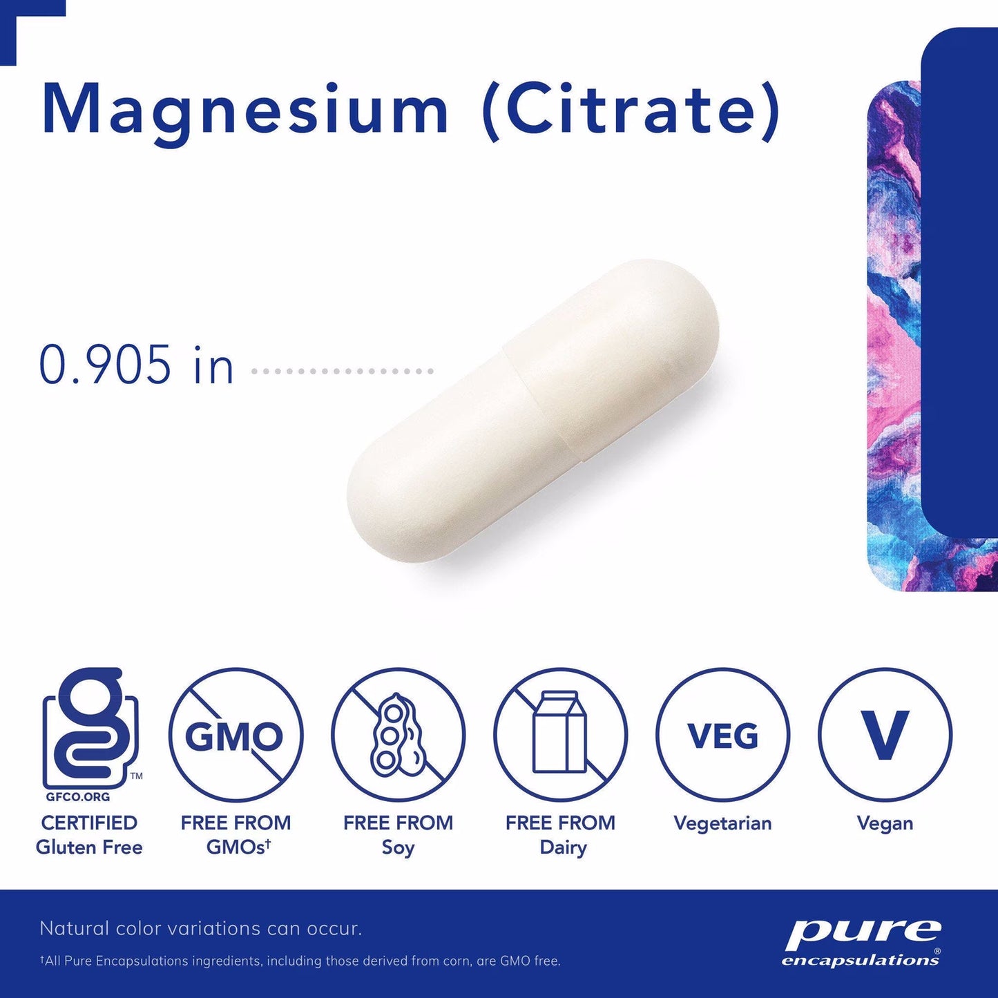 Pure Encapsulations Magnesium ( Citrate), 90 Capsules
