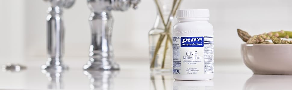 Pure Encapsulations O.N.E. Multivitamin With Iron 60 Capsules