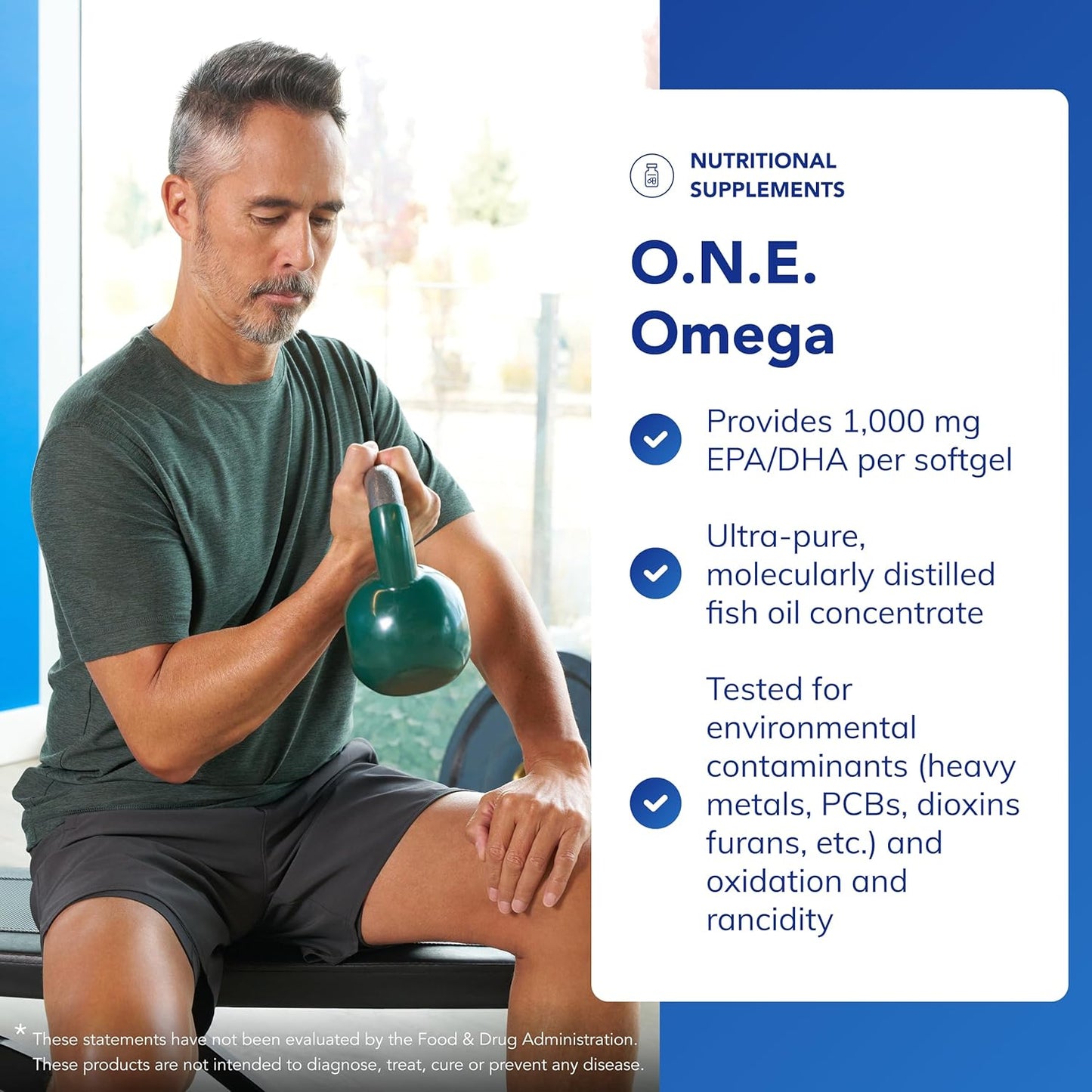 Pure Encapsulations O.N.E. Omega, 30 Soft Gels Capsules
