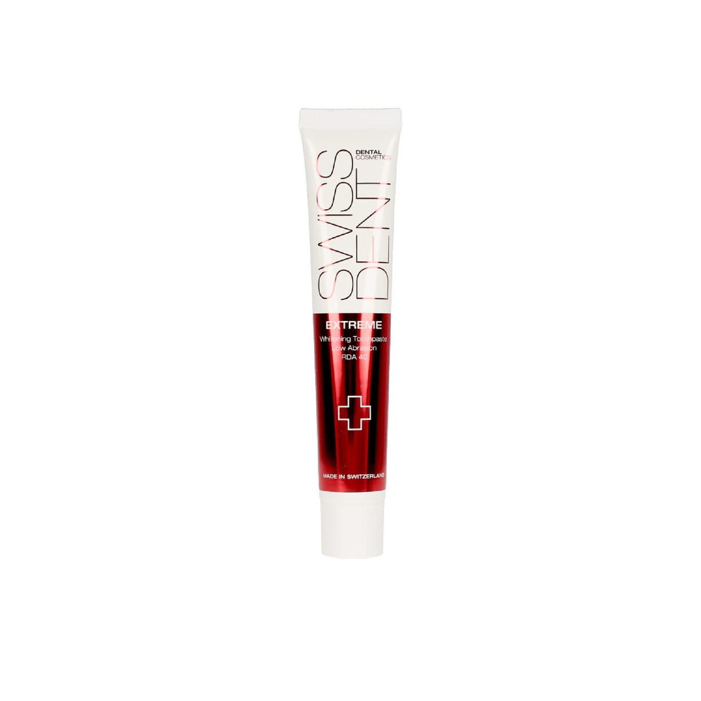 Swissdent Extreme whitening toothpaste 50ml with natural enzymes for gentle removal of coffee, tea and smoking stains