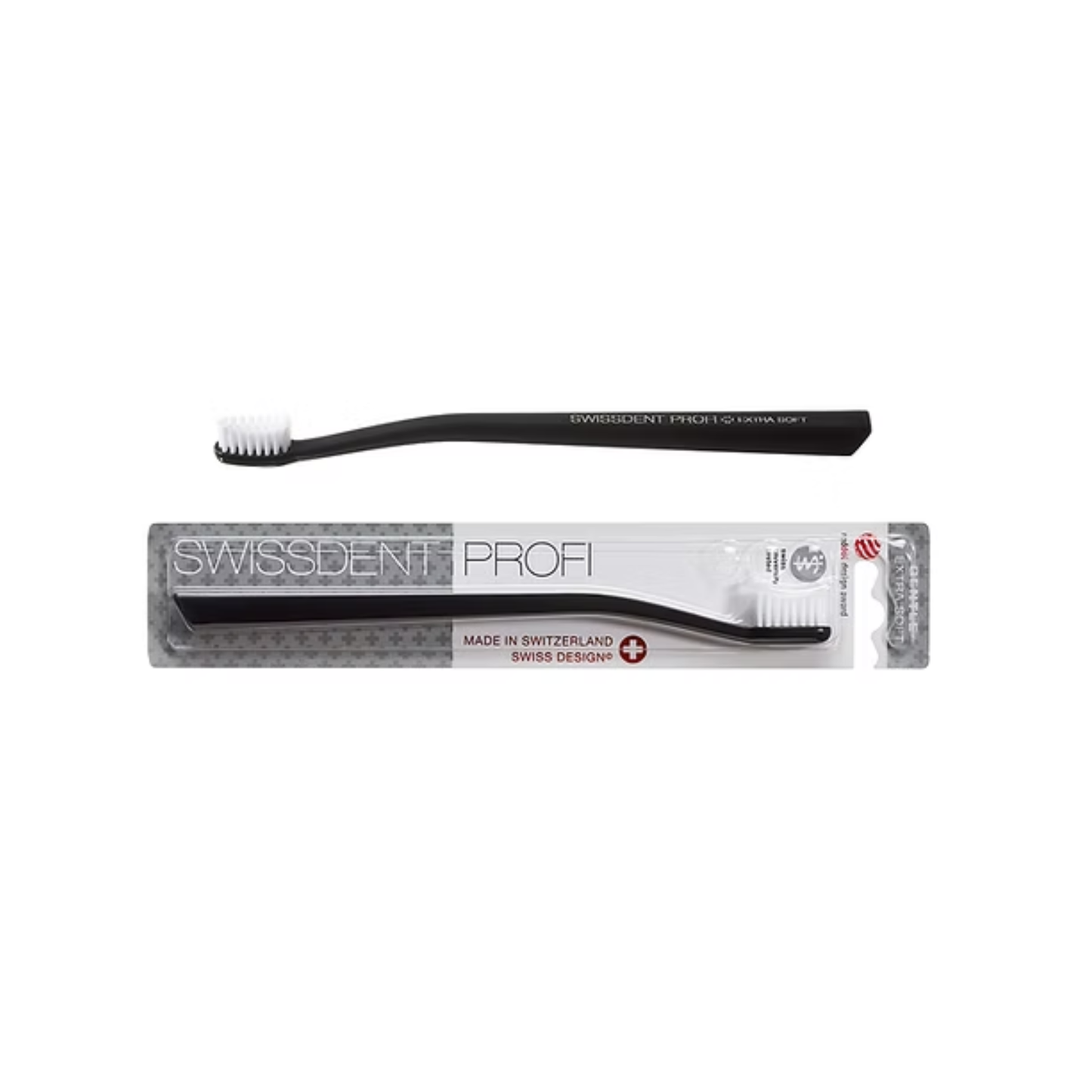 Swissdent Toothbrush Gentle Single Extra Soft Black