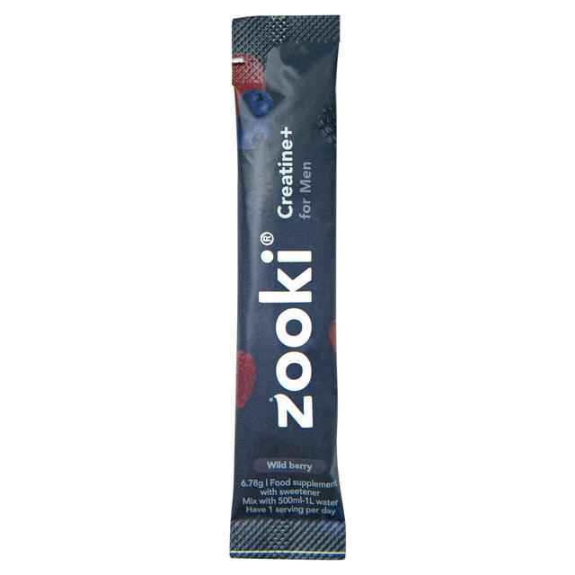 Zooki Creatine+ For Men Wild Berry Flavour 30 Sachets