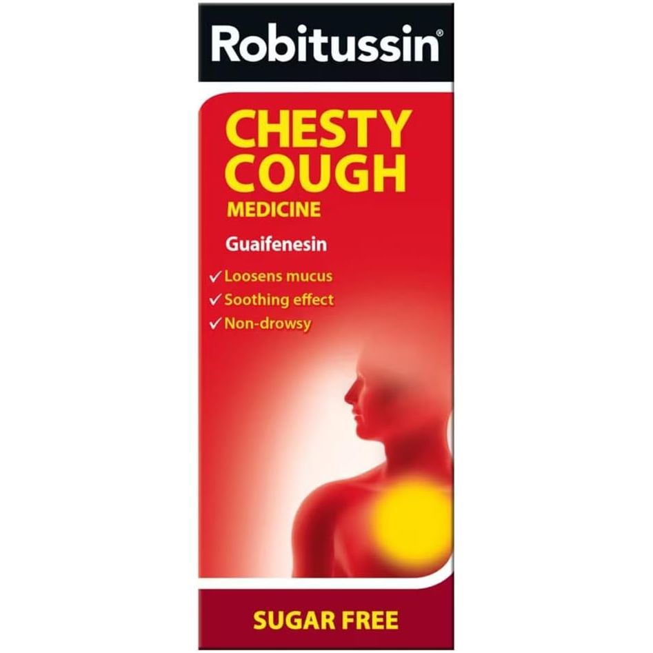 Robitussin Chesty Cough Sugar Free, 100 ml