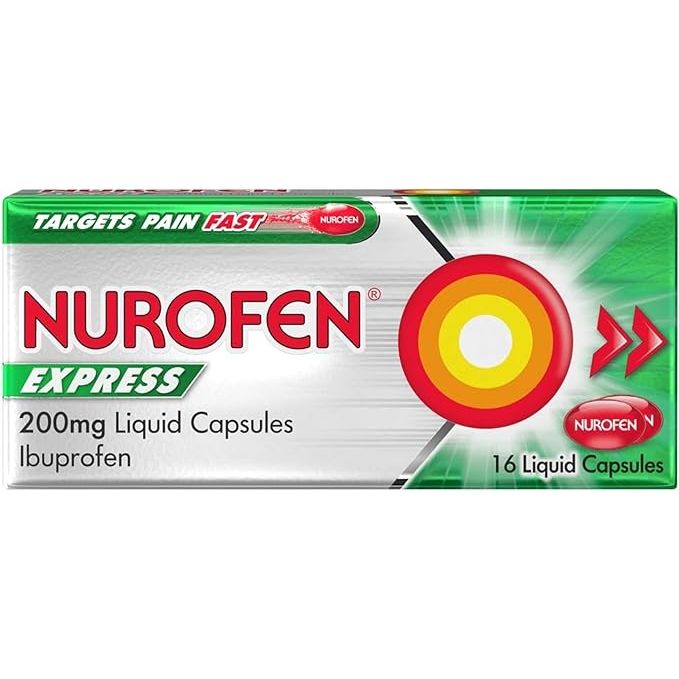 Nurofen Express Liquid Cap 16 Capsules