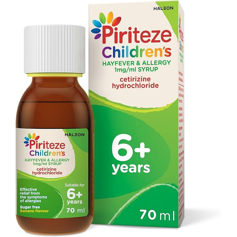 Piriteze Children's Hayfever & Allergy 70ml