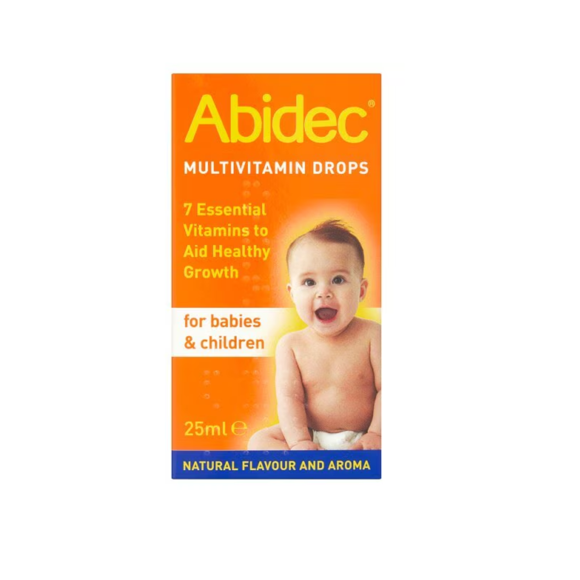Abidec Multivitamin Drops for newborn babies, used daily to support immunity, growth and overall health for a strong and healthy start