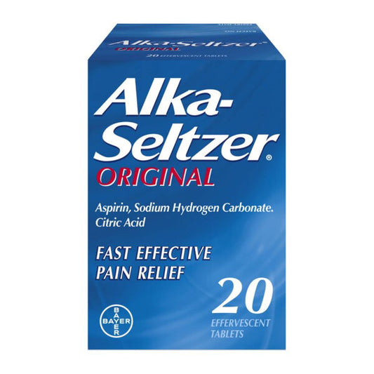 Alka-Seltzer Original Aspirin 10 Effervescent Tablets