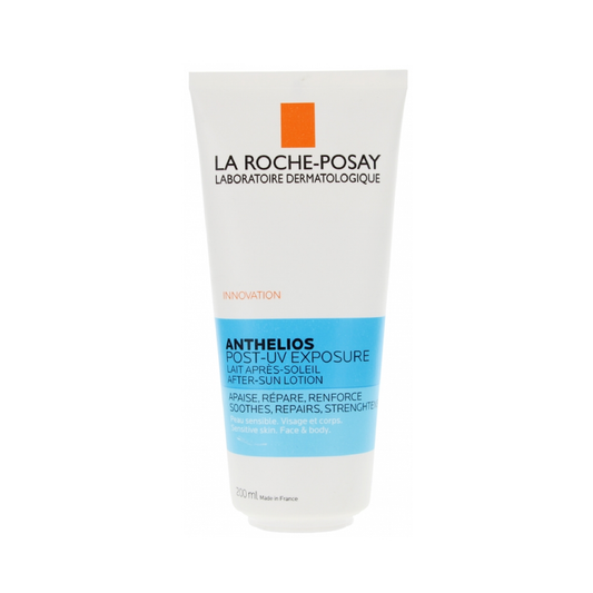 La Roche-Posay Anthelios After-Sun Milk 200ml with panthenol and shea butter to soothe and hydrate skin after sun exposure