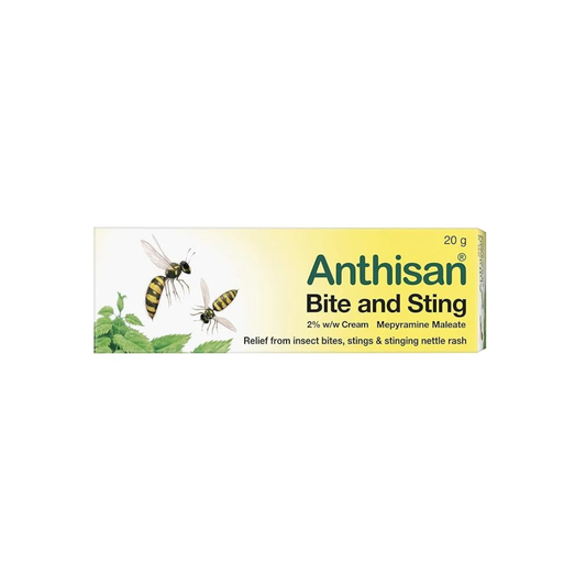 Anthisan Bite & Sting Cream 2% Mepyramine 25 g
