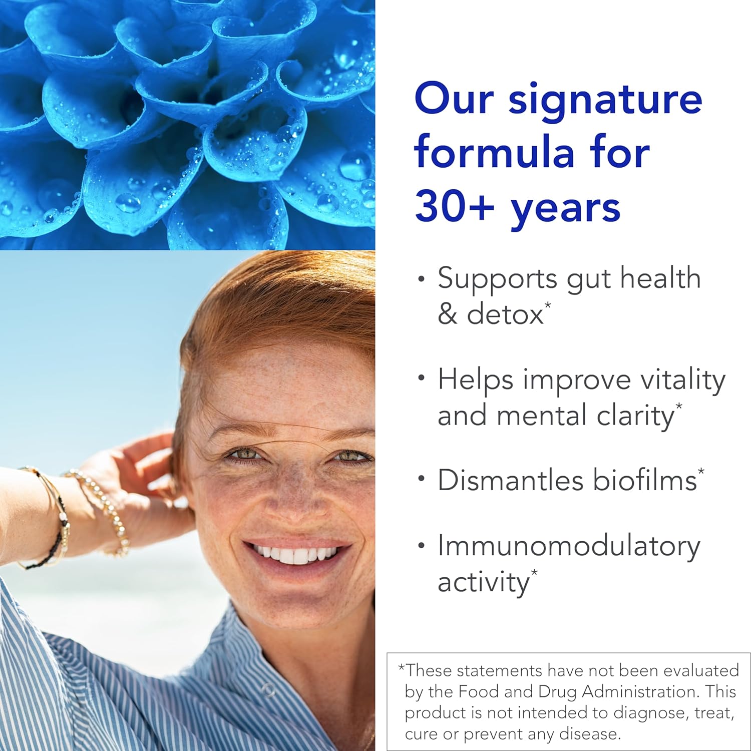 Biocidin Liquid drops for adults and children supporting daily gut health and microbiome balance
