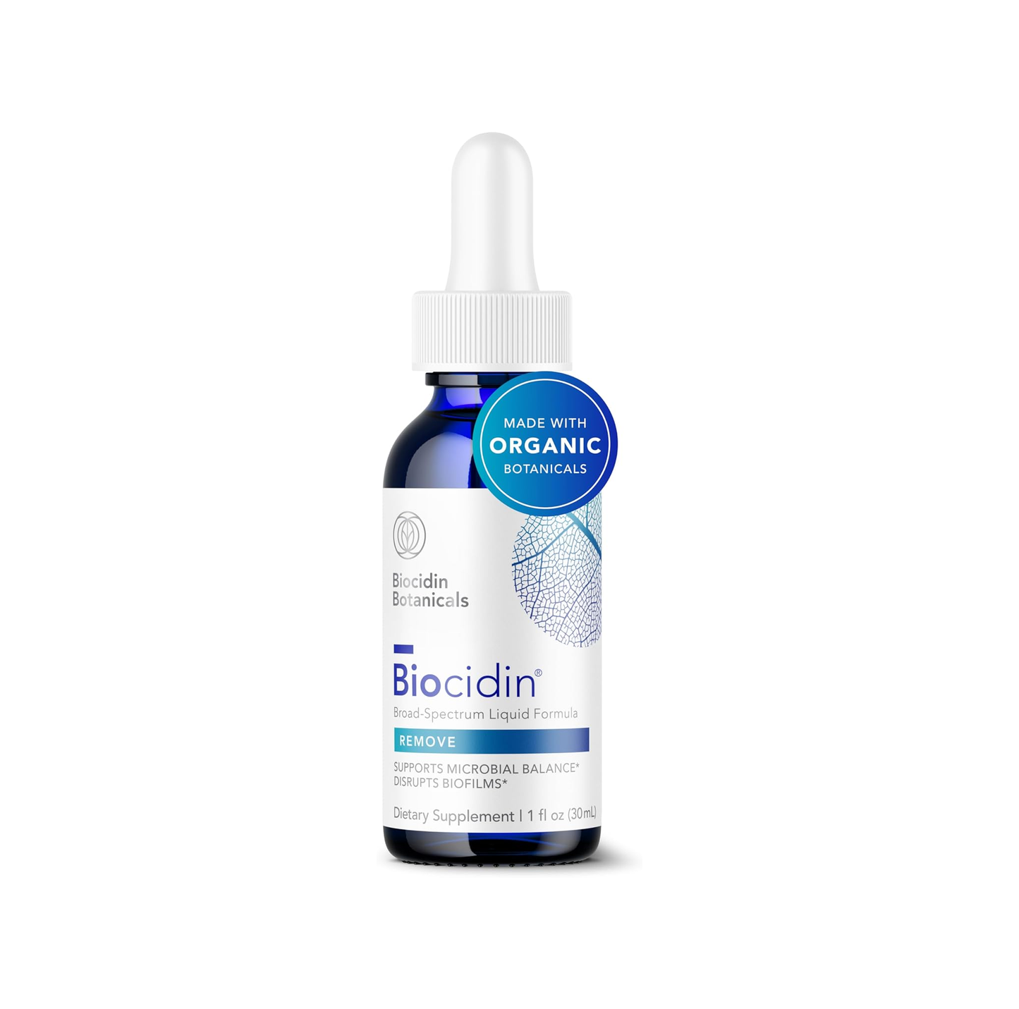 Biocidin Botanicals Biocidin Liquid 30ml broad spectrum botanical drops for gut microbiome and immune support