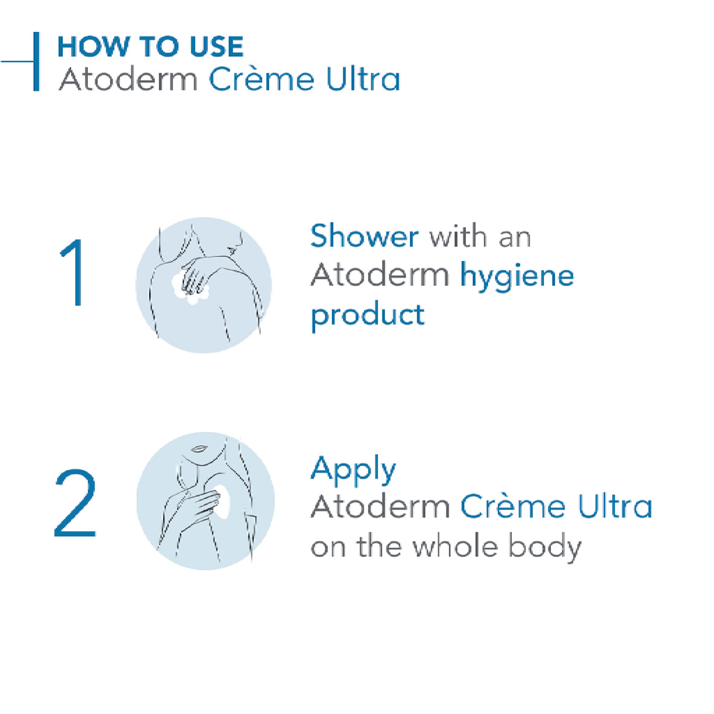 Bioderma Atoderm moisturising cream for adults and children with dry or sensitive skin, quickly absorbs to leave skin soft smooth and protected