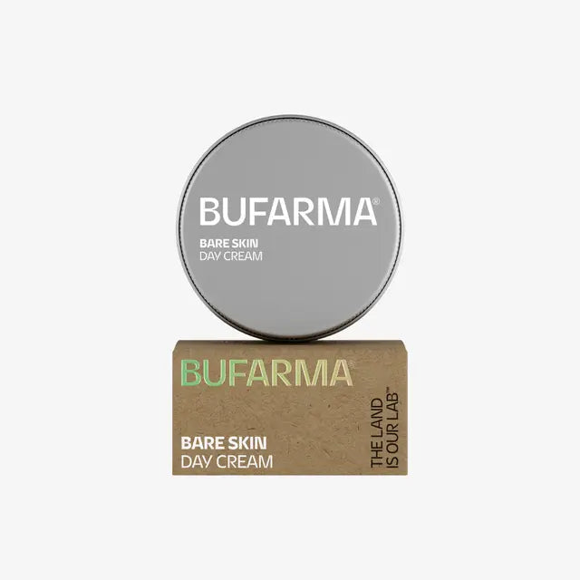 Bufarma Bare Skin Day Cream 75ml natural organic day cream with buffalo milk for daily moisture and barrier support on sensitive skin