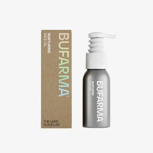 Bufarma Nurturing Face Oil 50ml natural organic face oil with buffalo milk and Sweet Almond Oil for moisture and softness on sensitive skin