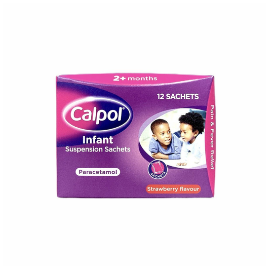 Calpol Infant Strawberry 2+ months 12 Sachets