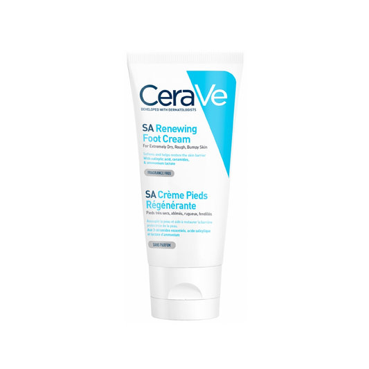 CeraVe SA Renewing Foot Cream 88ml with salicylic acid and ceramides for very dry, rough and damaged feet