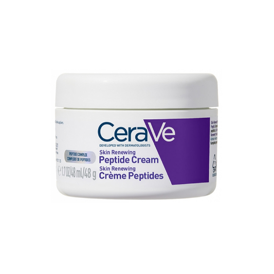CeraVe Skin Renewing Crème Peptides 48g with peptide complex and ceramides to reduce the appearance of fine lines and wrinkles