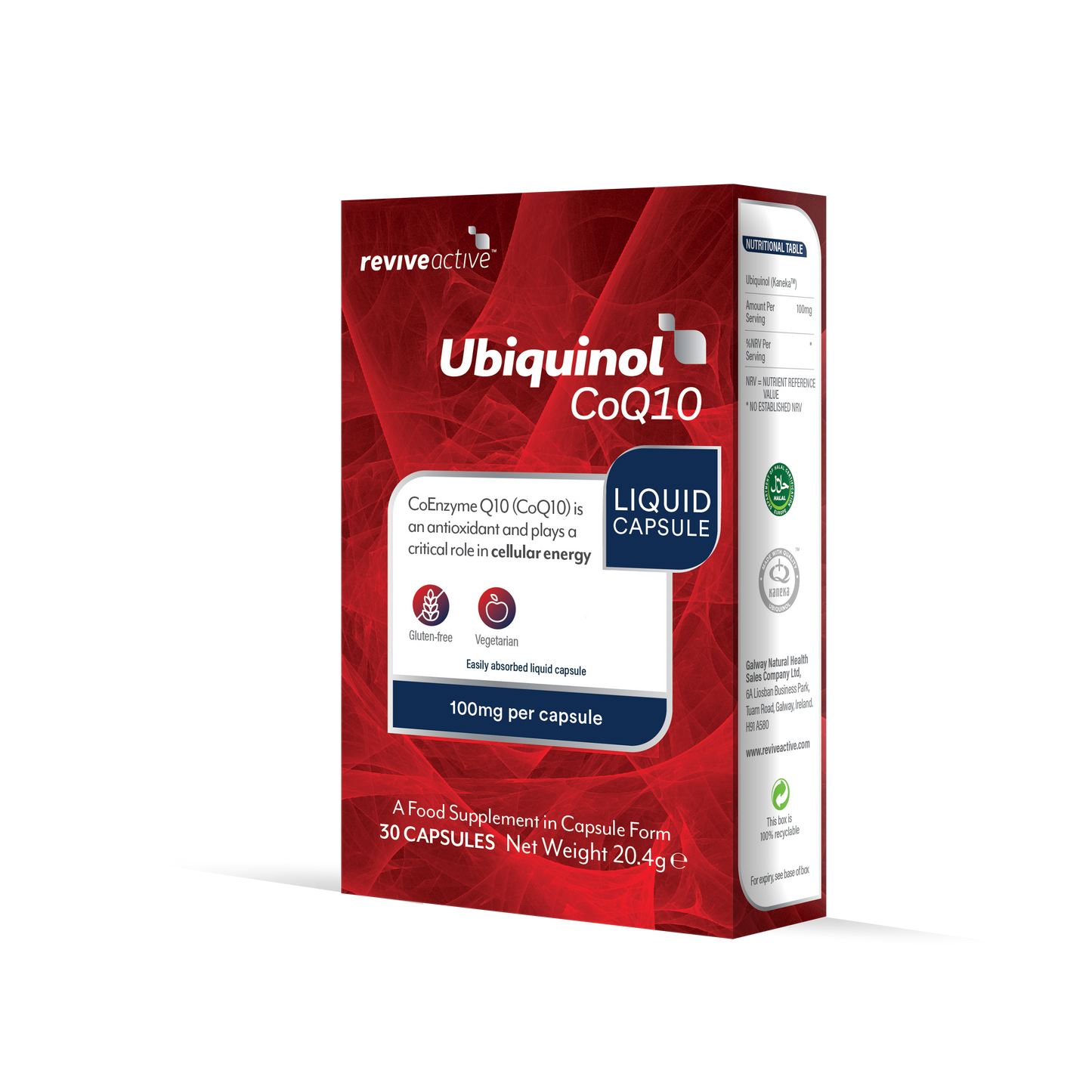 Revive Active Ubiquinol Coenzyme Q10 30 Liquid Capsules