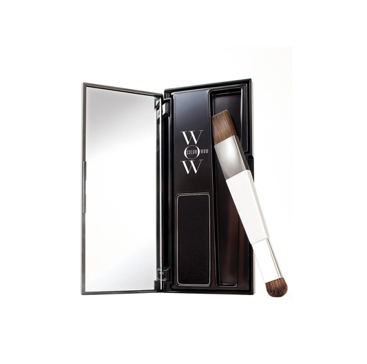 Color Wow Root Cover Up in Black 2.1g mineral powder to instantly conceal grey roots and regrowth