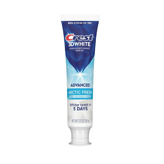 Crest 3D White Deep Clean whitening toothpaste 93g removing years of surface stains with enamel-safe fluoride formula
