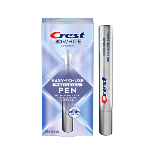 Crest 3D White teeth whitening pen 4ml compact on-the-go applicator for daily surface stain removal and brighter smile