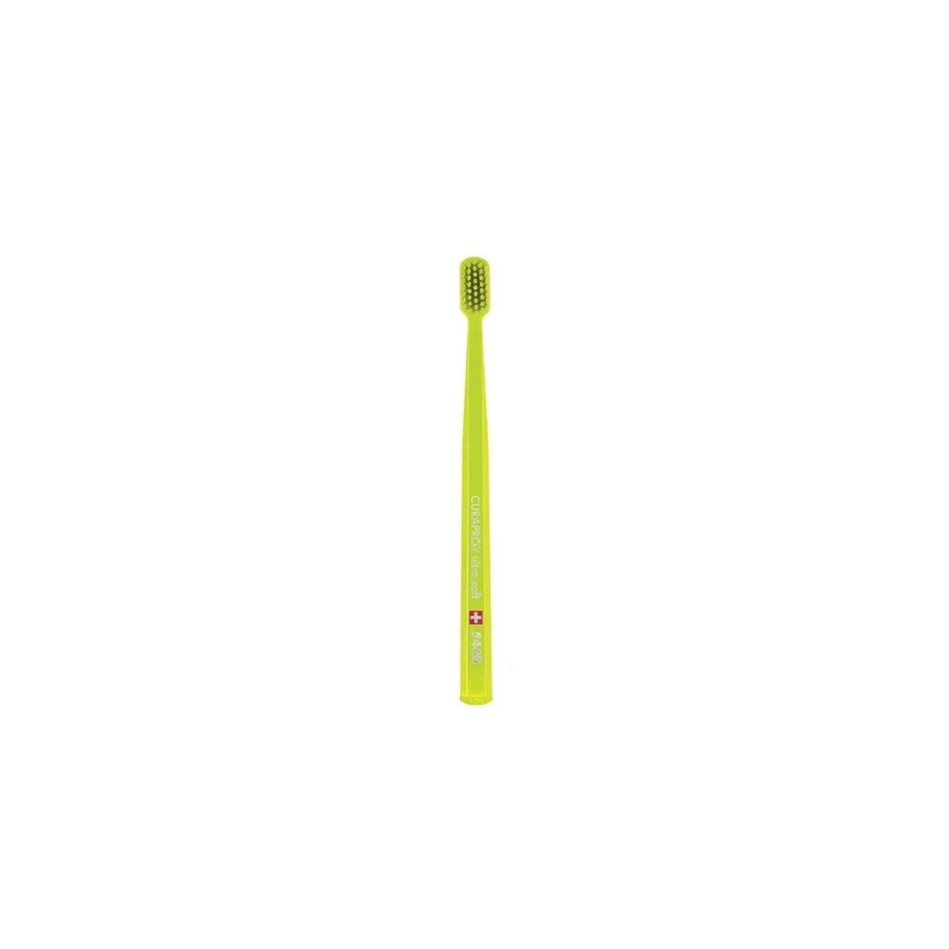 Curaprox 5460 Ultra Soft toothbrush green with 5460 Curen filaments for gentle deep cleaning of sensitive teeth and gums