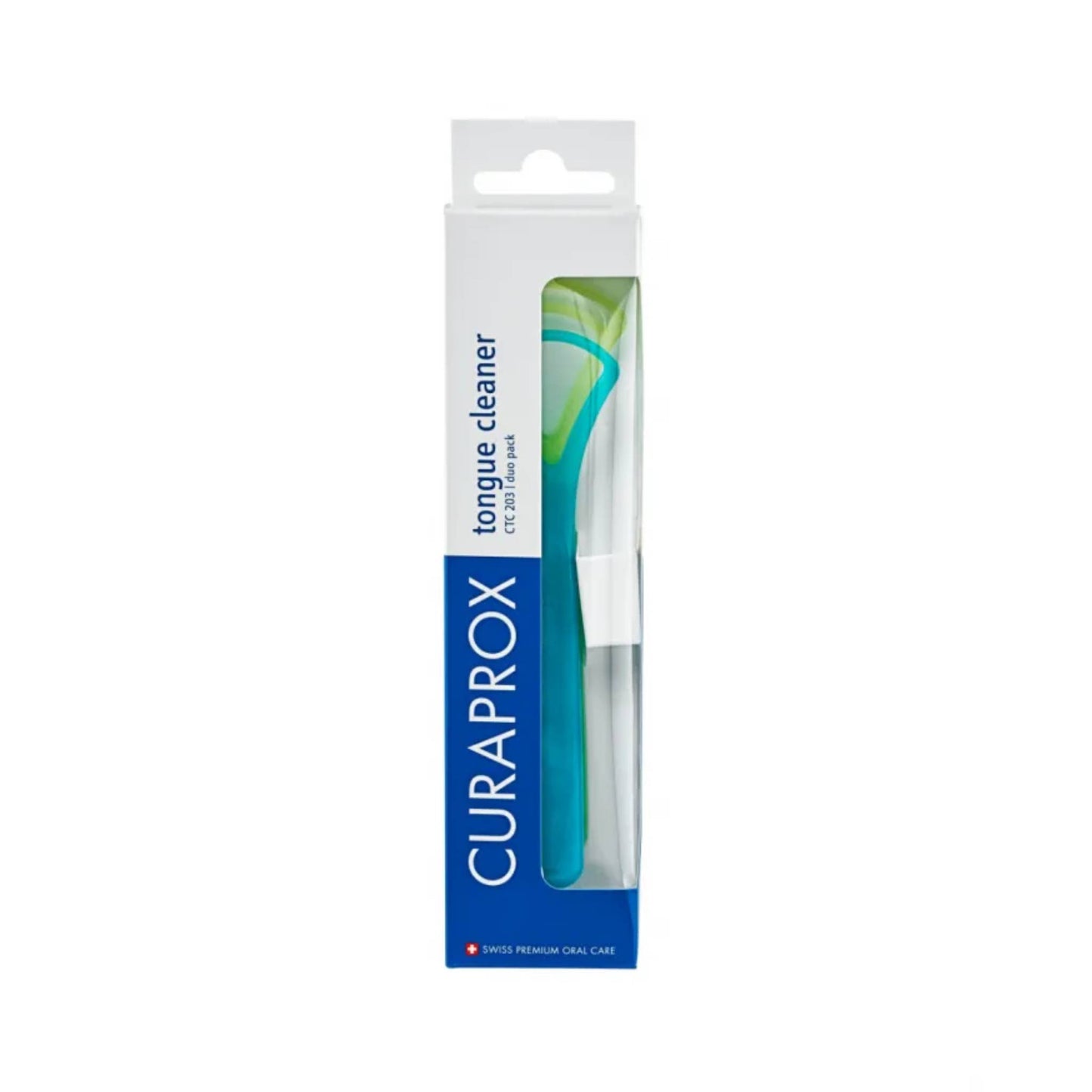 Curaprox CTC 203 tongue scraper set for adults use once daily as part of oral care routine to reduce bad breath from first use