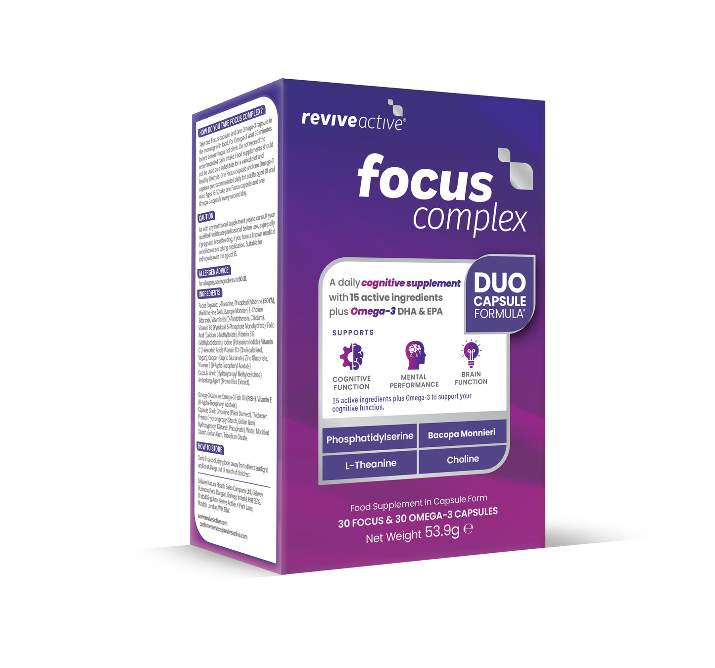 Revive Active Focus Complex - 30 + 30 Capsules