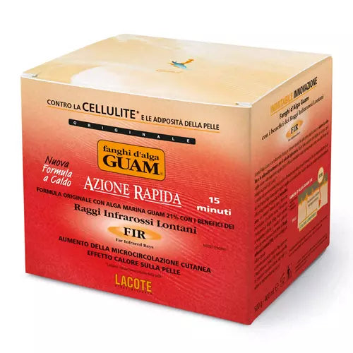 Guam Rapid Action FIR Seaweed Mud offers a short bodycare ritual with a warming sensation and a simple fifteen minute application time.