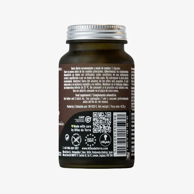 Hifas da Terra Mico-Mix organic mushroom blend capsules for adults seeking a simple daily three-mushroom supplement for overall health and vitality