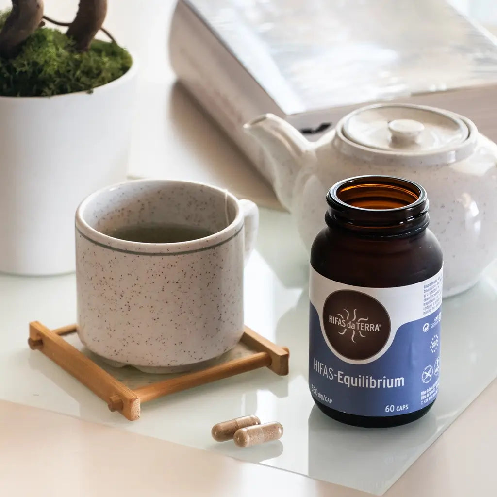 Hifas da Terra Hifas-Equilibrium for adults seeking daily mushroom and immune support vegan gluten-free allergen-free GMO-free 60-day supply