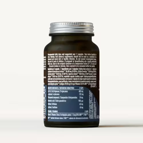  Hifas da Terra Mico-Five with beta-glucan rich fruiting body extracts and acerola Vitamin C helping to support the body's natural immune activity