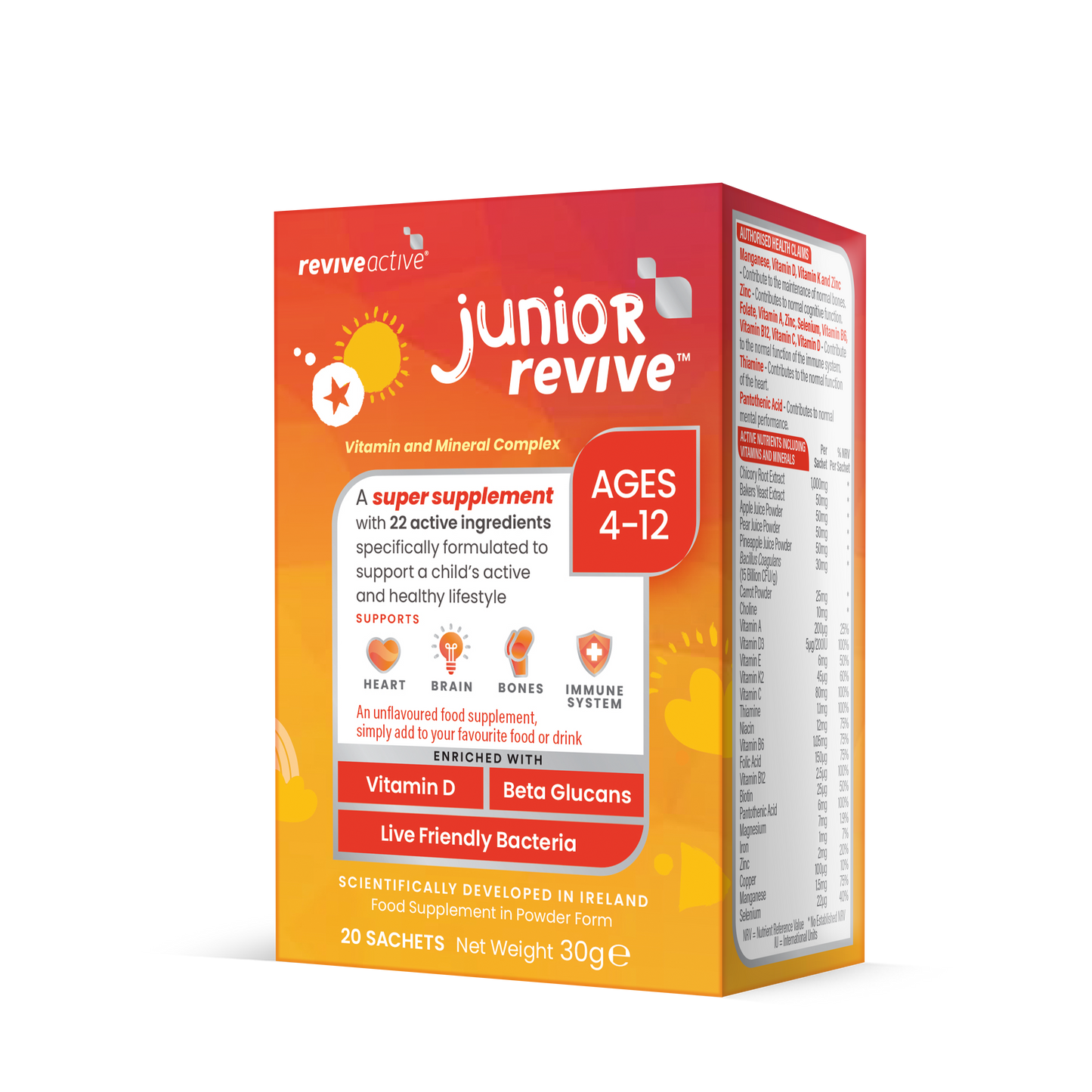 Revive Active Junior Revive, 20 Sachets