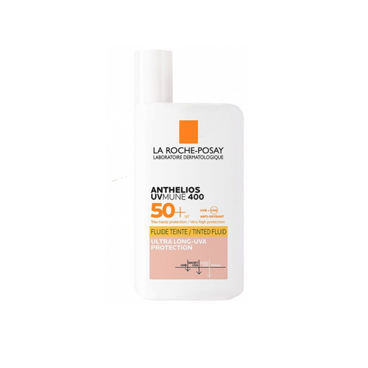 La Roche-Posay Anthelios UVmune 400 Invisible Fluid SPF50+ 50ml fragrance-free sun protection for sensitive skin with invisible finish
