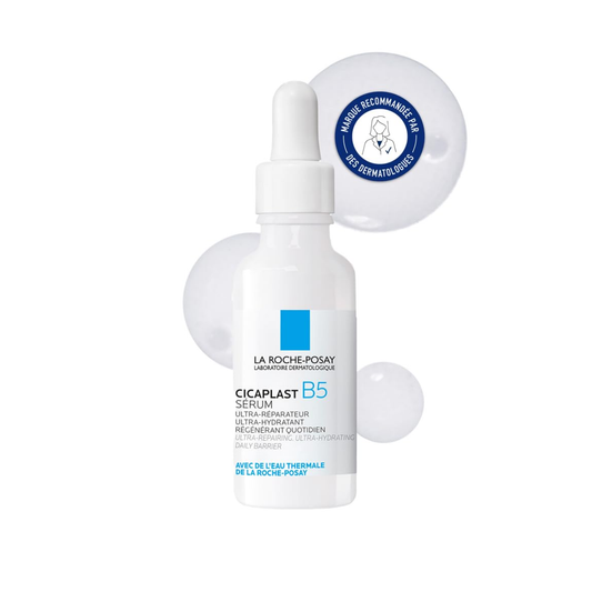 La Roche-Posay Cicaplast B5 Serum 30ml ultra-restorative face serum with Panthenol 10% for dehydrated irritated and dull skin
