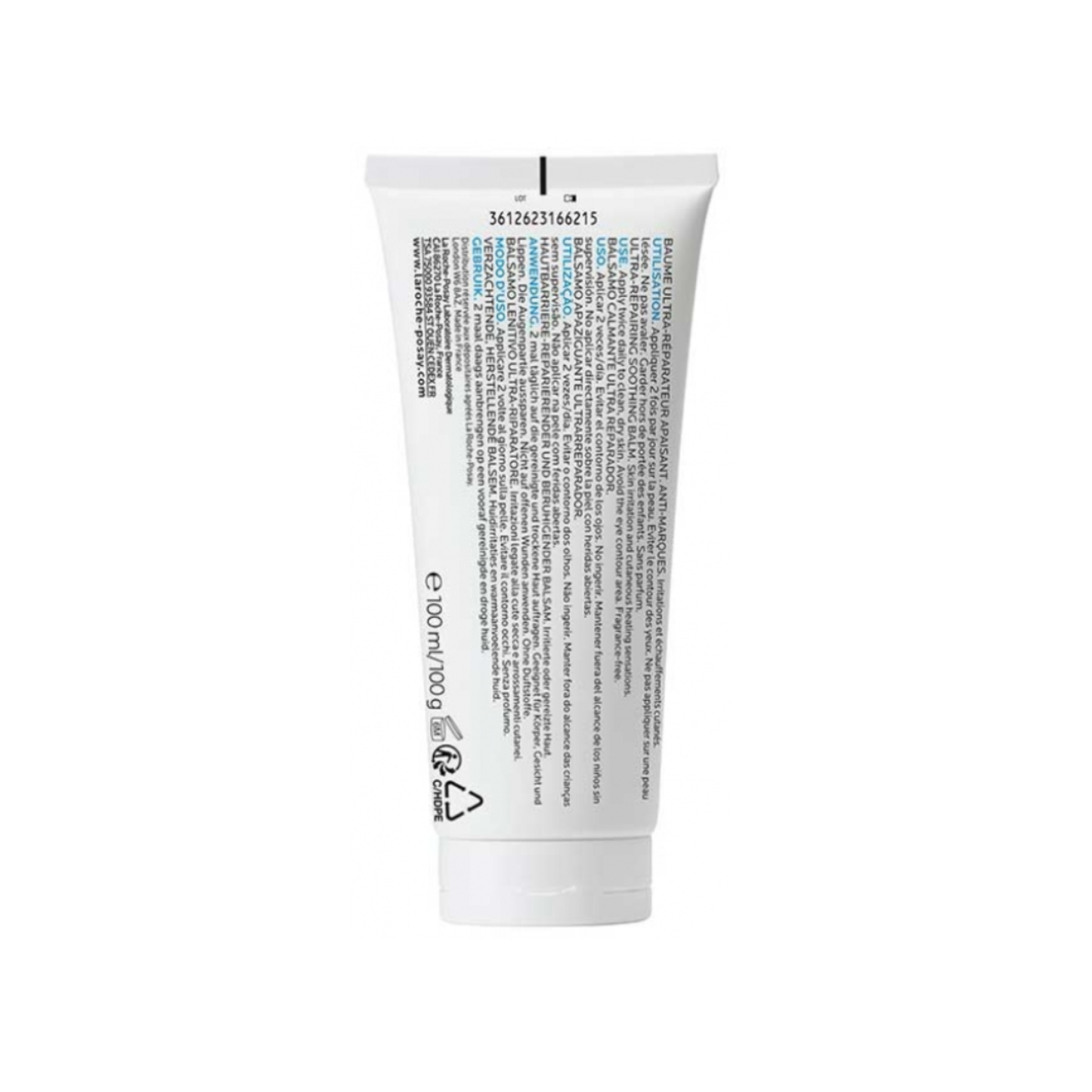 La Roche-Posay Cicaplast Balm B5+ with Madecassoside and Panthenol restoring the skin barrier and relieving dryness and irritation