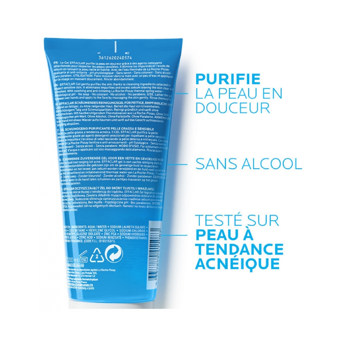 La Roche-Posay Effaclar Foaming Gel with pH-optimising formula to gently purify and visibly reduce blemishes
